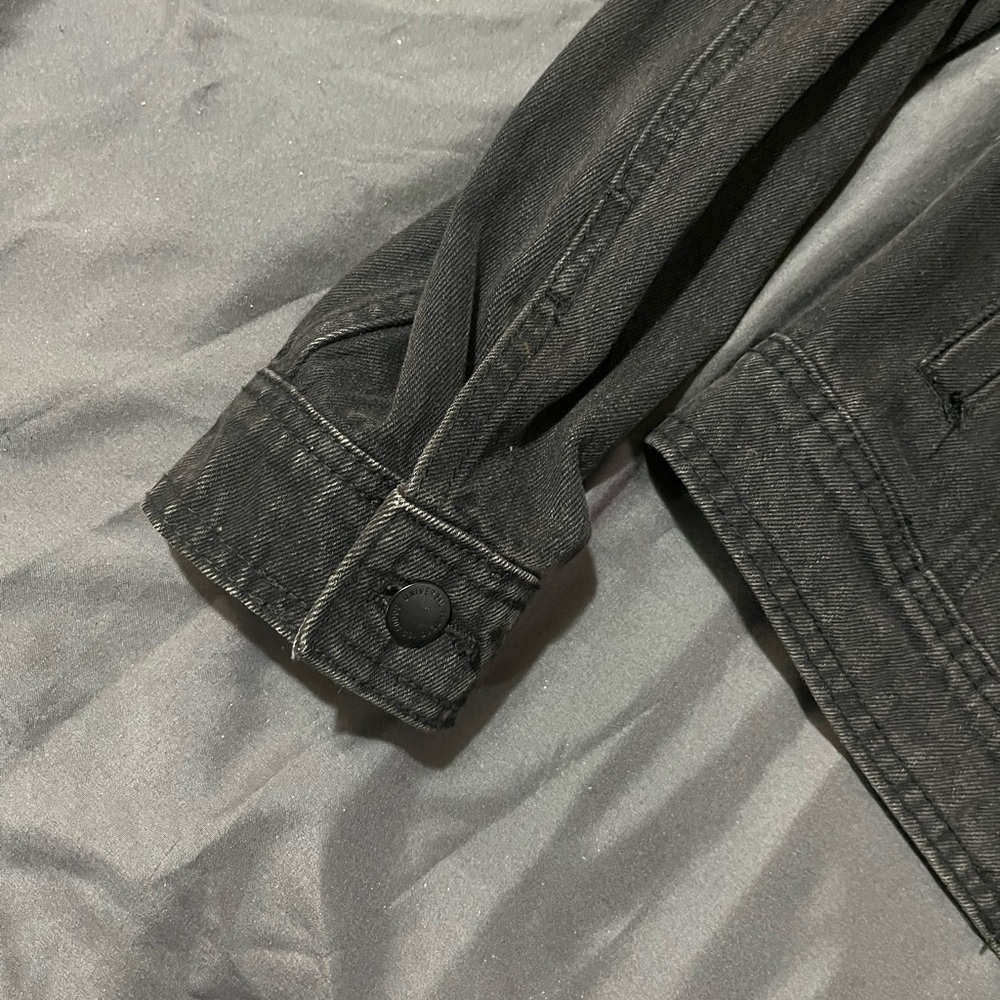 Universal Thread Charcoal Denim Jacket - image 5